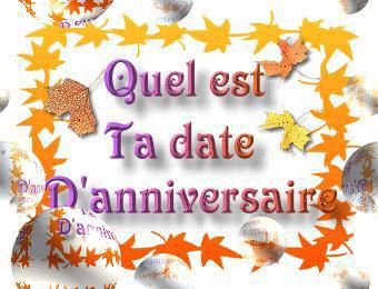 mon anniversaire
